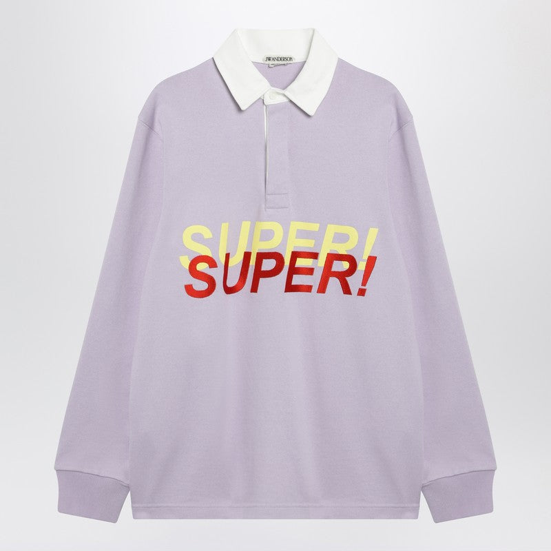 Lilac Super Super polo shirt