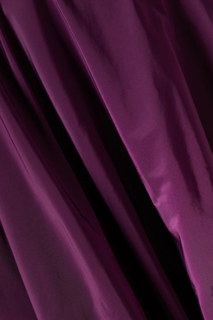 JAMIE TAFFETA AND CREPE LONG DRESS