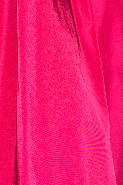 JAMIE TAFFETA AND CREPE LONG DRESS