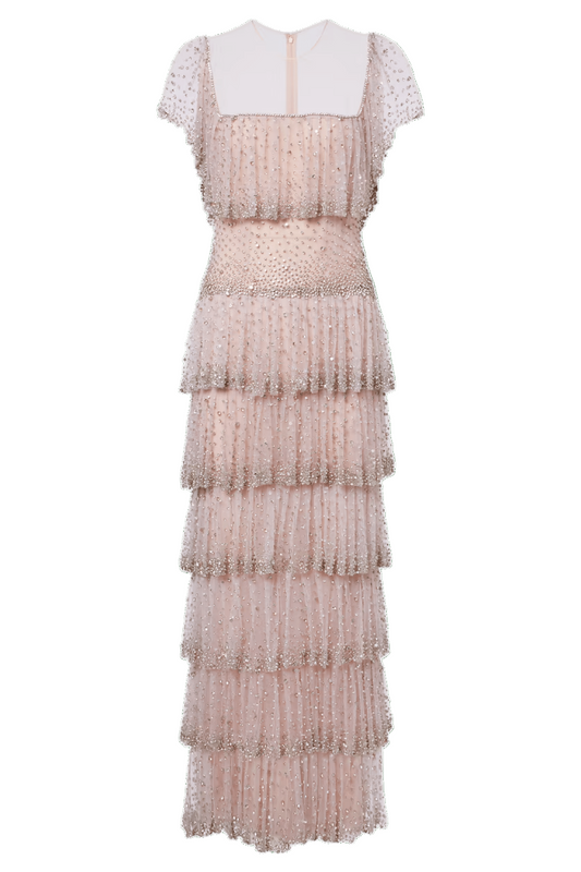 JESENIA CRYSTAL EMBELLISHED GOWN
