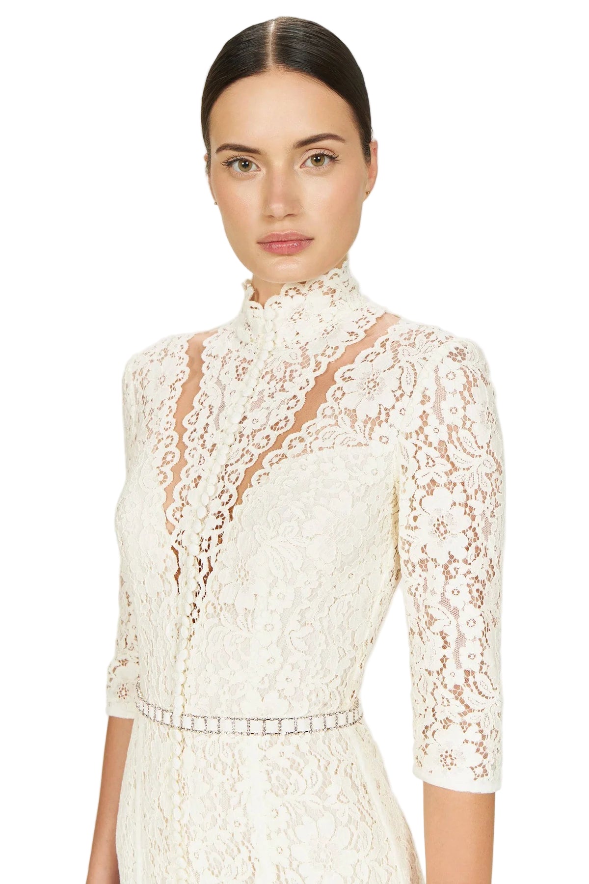 JUNIA CORDED LACE GOWN