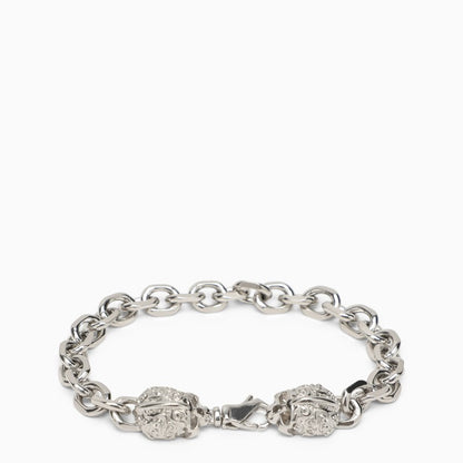 Silver 925 Skull Chain Bracelet