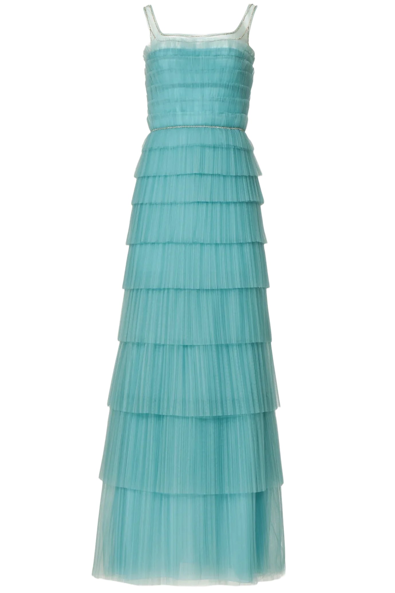 KALI PLISSE TULLE GOWN