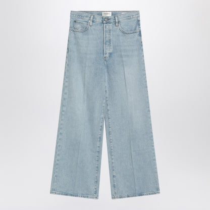 Low Baggy Wide Leg Jeans In Organic Denim