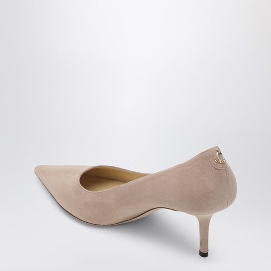 Love 65 pumps in light pink suede