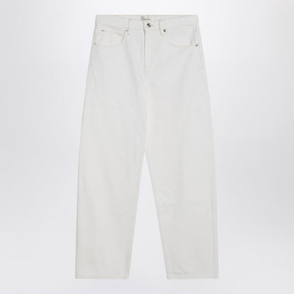 White Stiff Denim Jeans