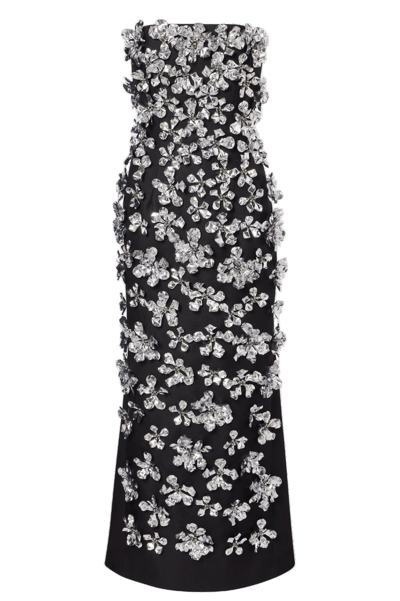 فستان مارا باللون الأحمر من قماش جاكار وردي جرافيكي