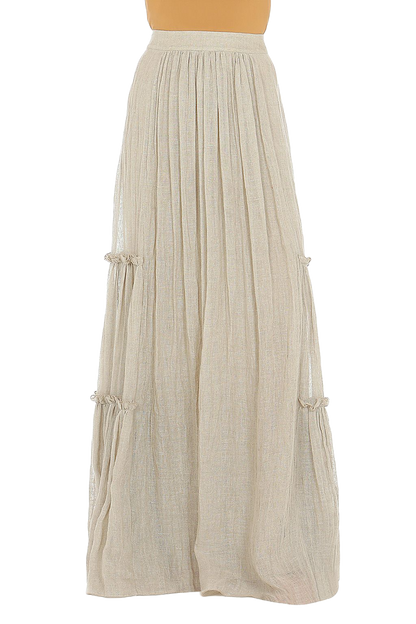 LINEN MAXI SKIRT
