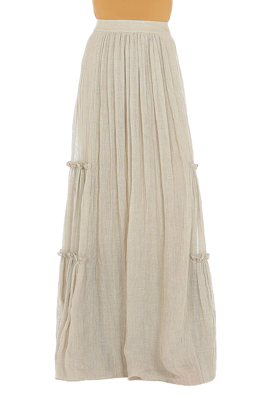 LINEN MAXI SKIRT