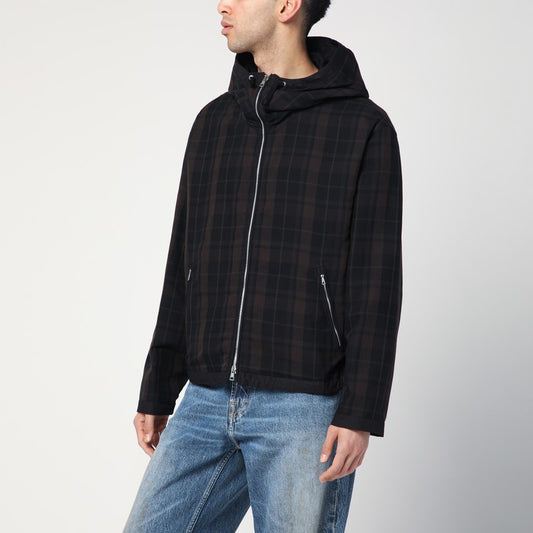 Riviera Black/brown Jacket With Check Pattern