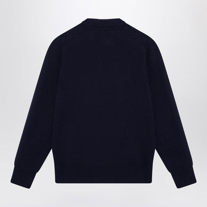 Navy Blue Cashmere Cardigan
