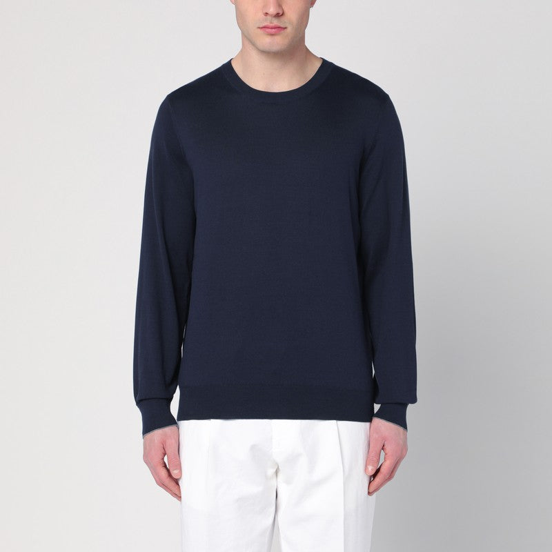 Blue Cotton Sweater