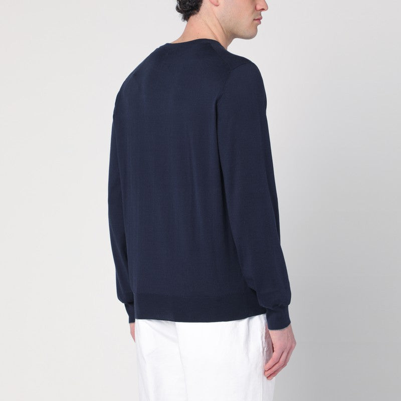 Blue Cotton Sweater
