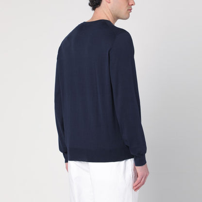 Blue Cotton Sweater