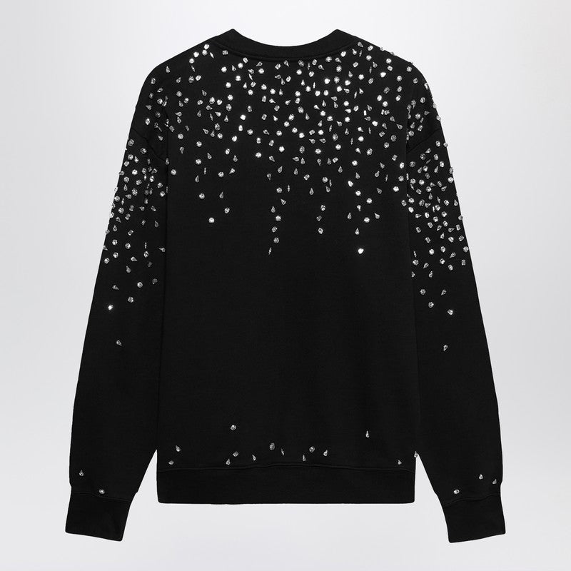 Crew-Neck Sweatshirt Crystals