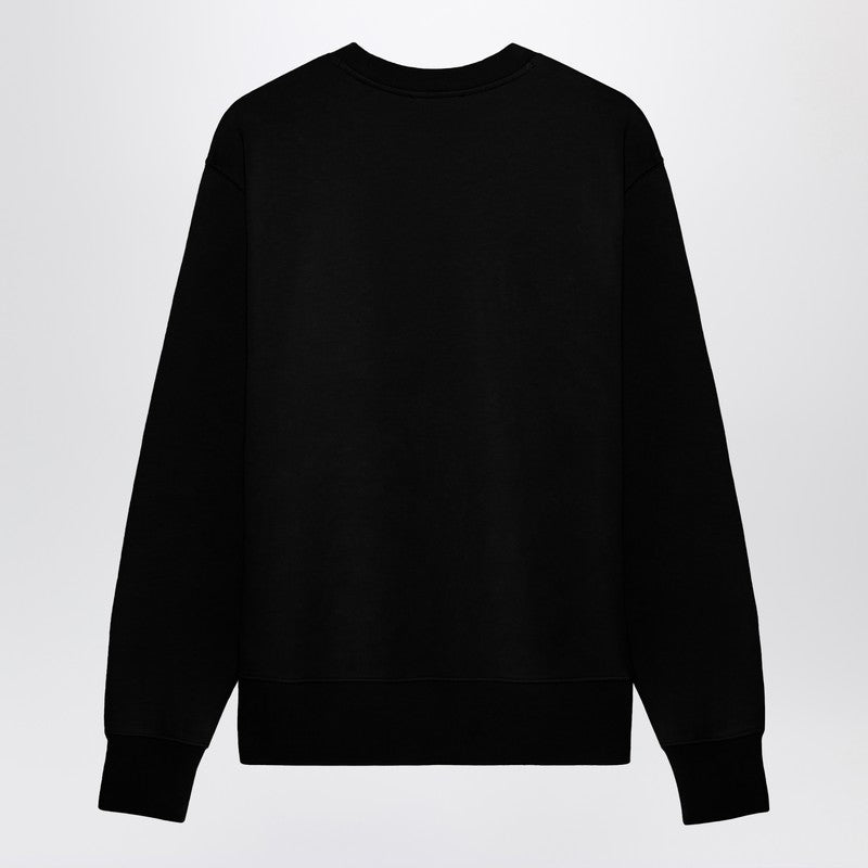 Crew-Neck Sweatshirt Logo Black