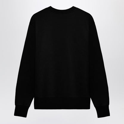 Crew-Neck Sweatshirt Logo Black