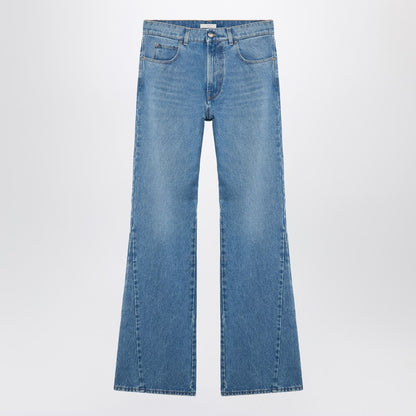 Flare Denim Pants Blue