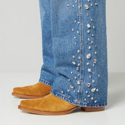 Over Denim Pants Crystals