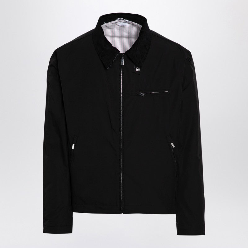 Black Jacket With Tricolour Detail