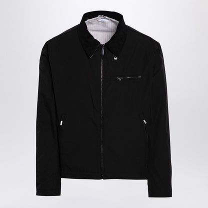 Black Jacket With Tricolour Detail
