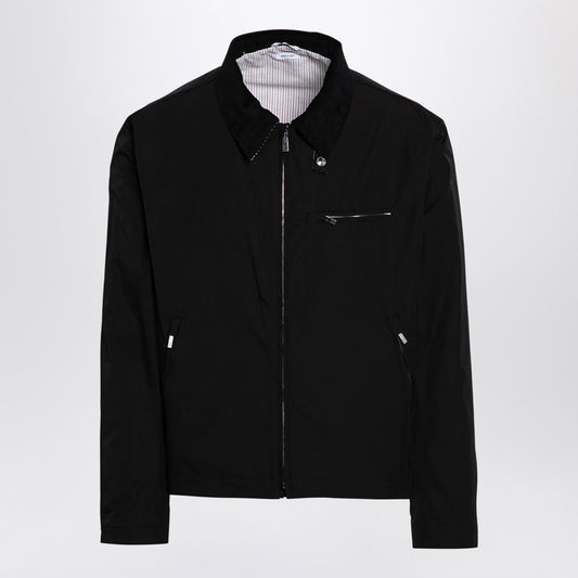 Black Jacket With Tricolour Detail