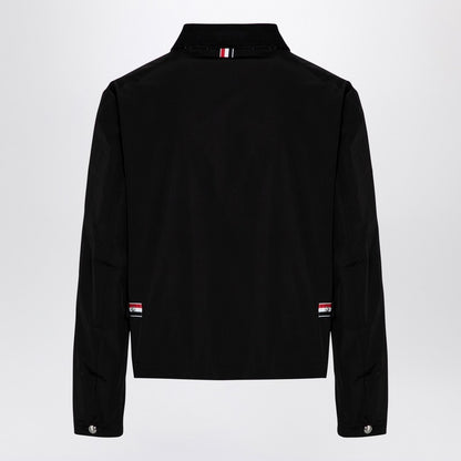 Black Jacket With Tricolour Detail