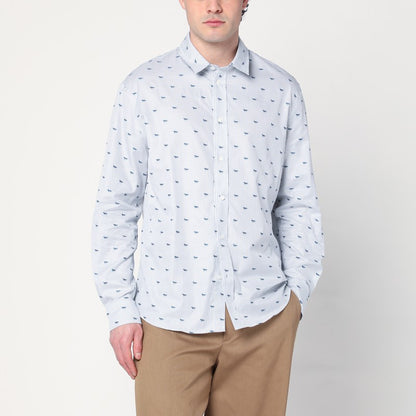 Striped Shirt With Logos