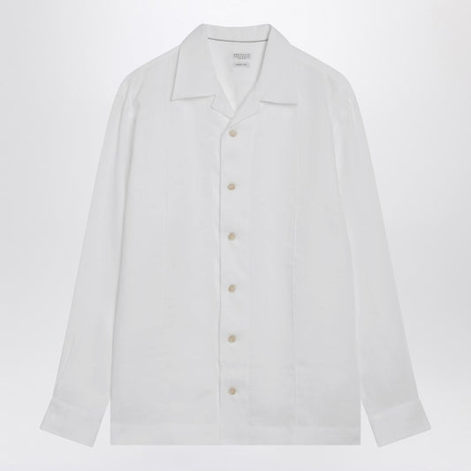 White linen East Fit shirt