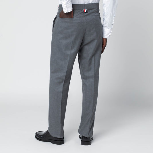 Grey wool trousers