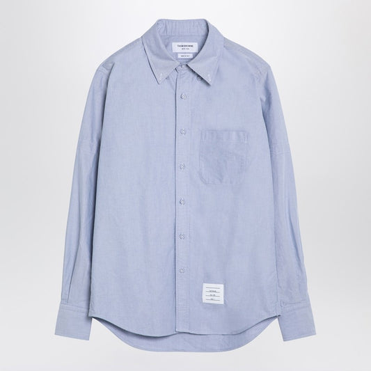 Light Blue Cotton Button-down Shirt