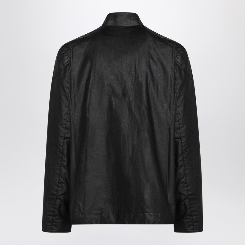 Black Waxed International Jacket