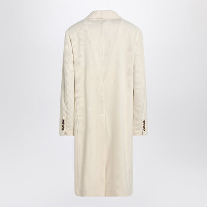 Ivory Corduroy Coat