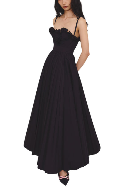 MIDI POPELINE DRESS