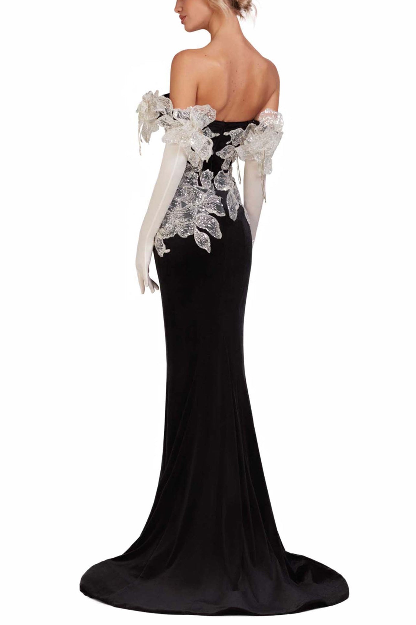 MIDNIGHT BLOOM GOWN