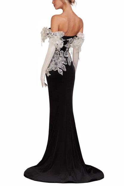 MIDNIGHT BLOOM GOWN