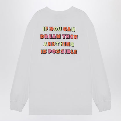 تي شيرت أبيض بطبعة TNF X Yinka Ilori