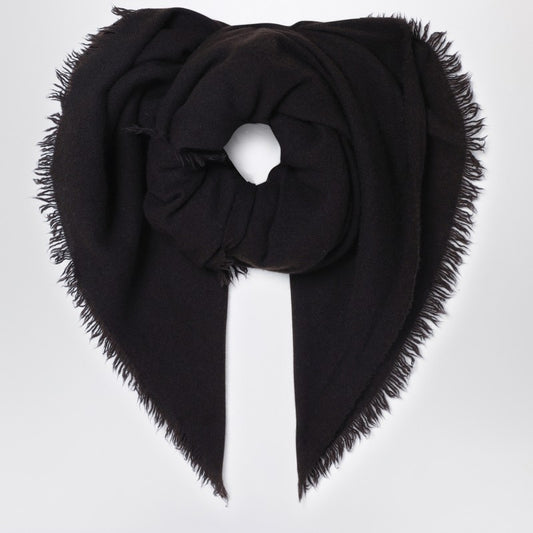 Ebony Brown Cashmere Scarf