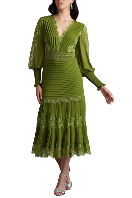 NYSSA BISHOP SLEEVE DRESS