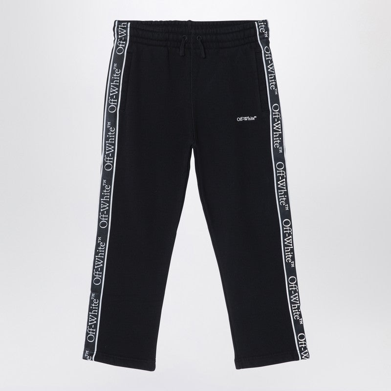 Black Cotton Jogging Trousers