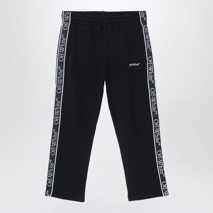 Black Cotton Jogging Trousers