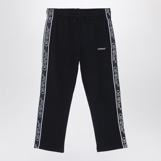 Black Cotton Jogging Trousers