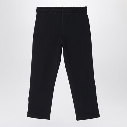 Black Cotton Jogging Trousers