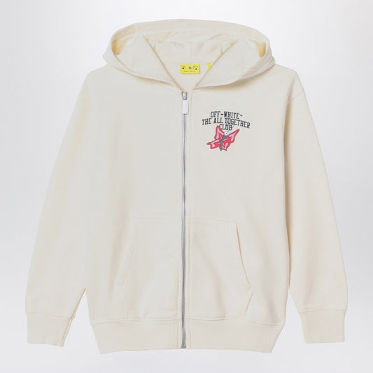 White Hoodie With Logo