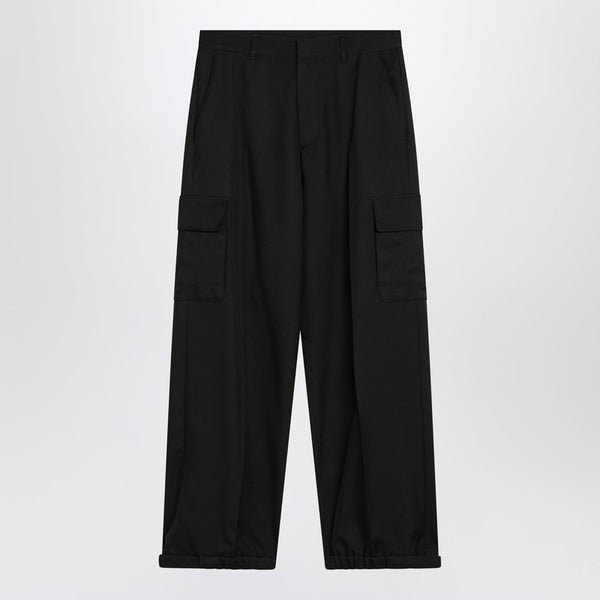 Black Cargo Trousers