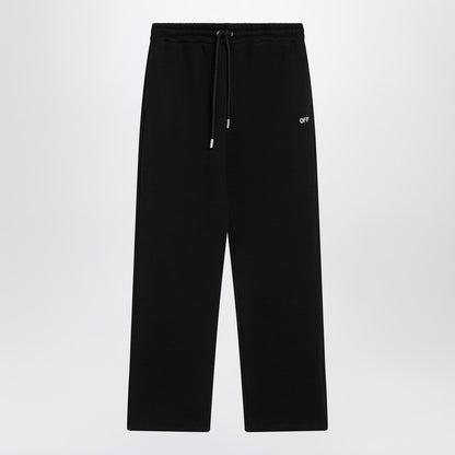 Black Jogging Trousers With OFF Logo