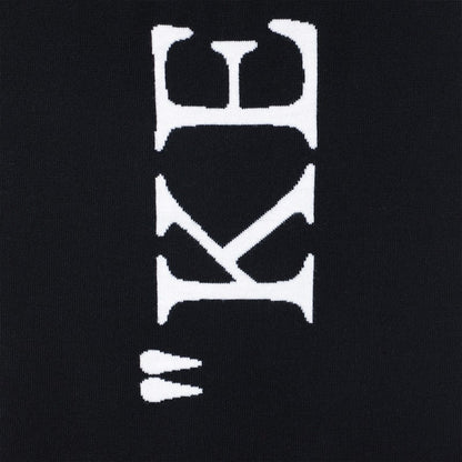 Keep Warm Black/White Wool Scarf