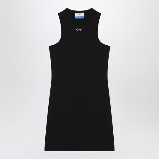 Black Mini Dress With Logo