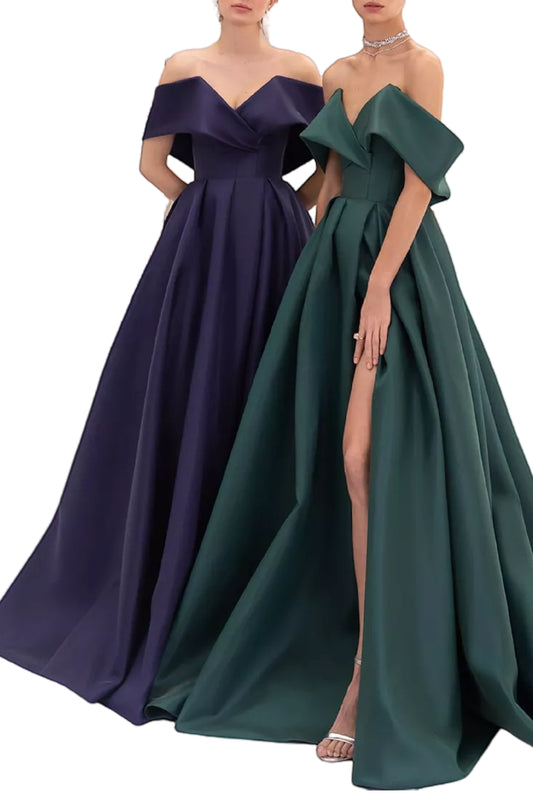 OFF SHOULDER BALL GOWN