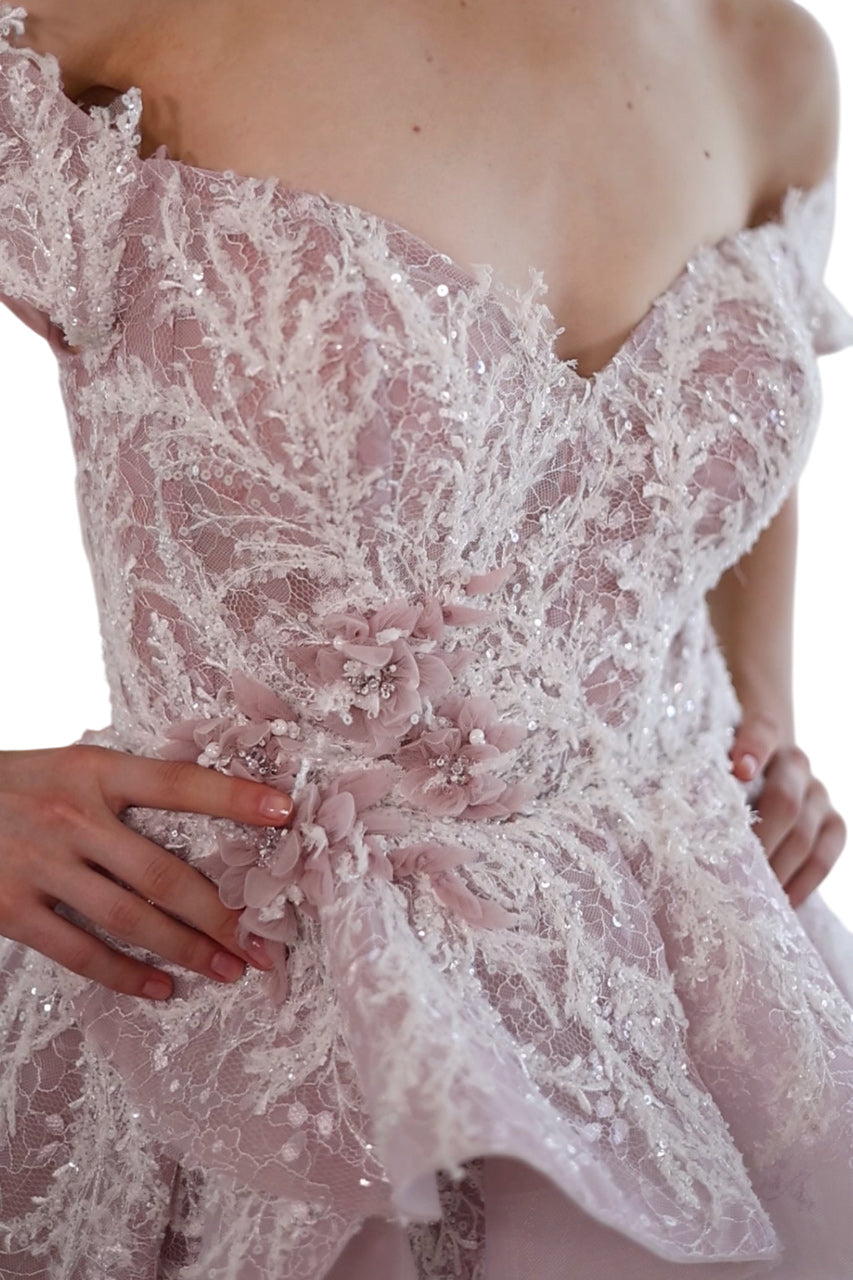 OFF SHOULDER GOWN